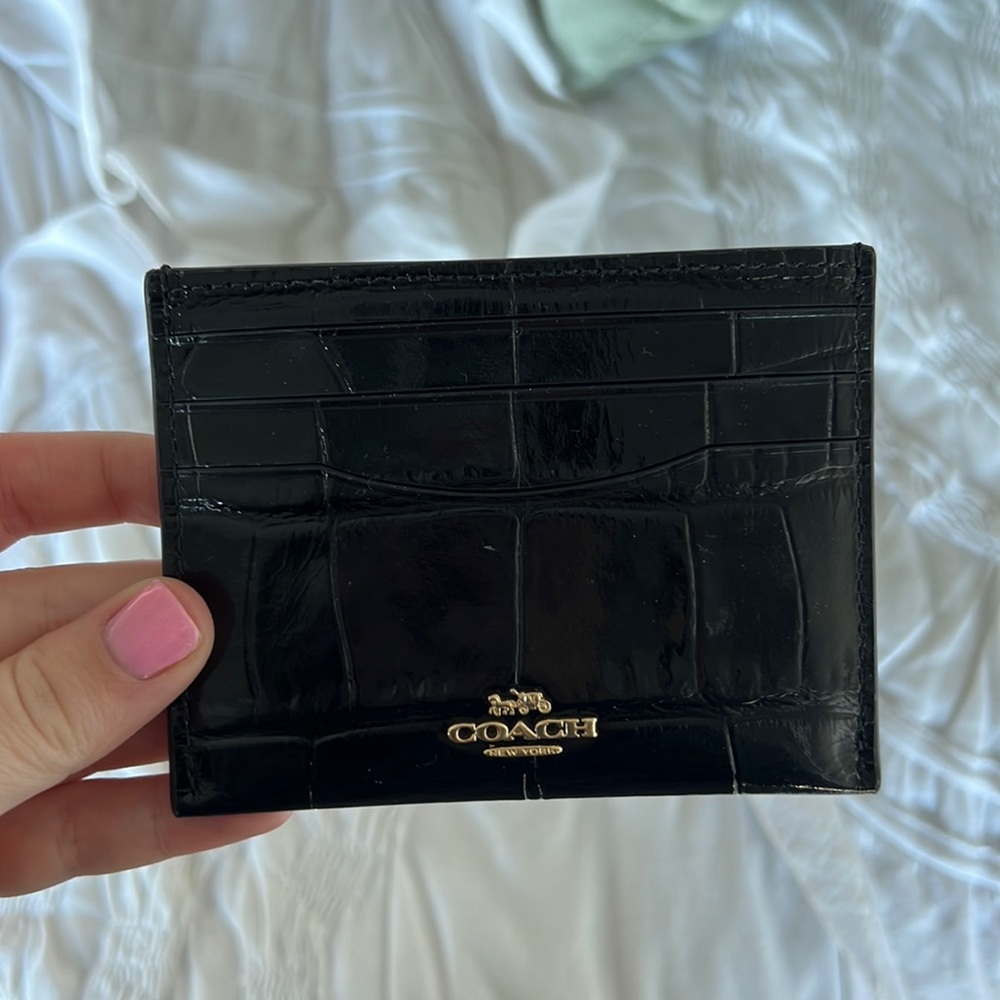 Coach Black Cardholder